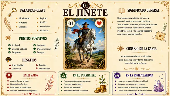 Carta 1 — Baraja Gitana Lenormand