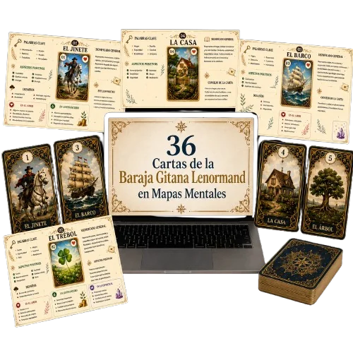 Kit Visual Completo — Baraja Gitana Lenormand